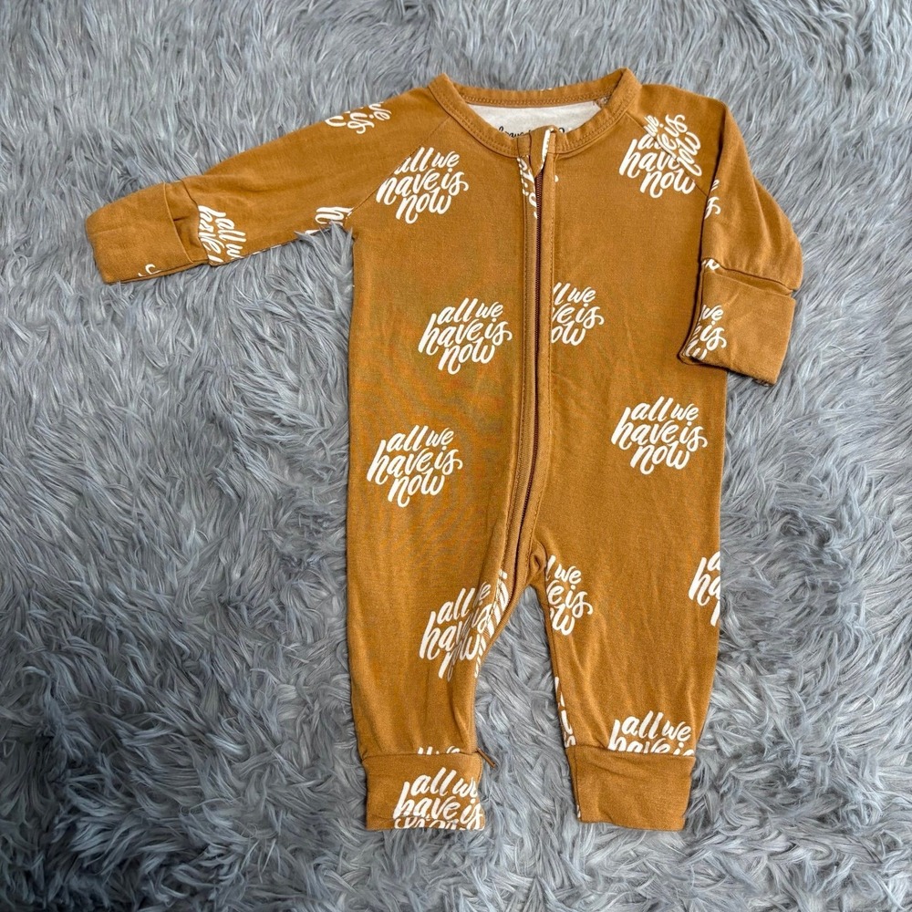 Brave Little Ones Convertible Bamboo Sleeper Burnt Orange Baby Infant Newborn